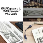 RJ45 To Usb Converter V1.0 Cable Fits Ibm Model Terminal Keyboards. Price: $23.95.