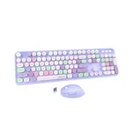 Ubotie Colorful Computer Wireless Keyboard Mouse Combos, Typewriter Flexible ... New. Price: $60.31.
