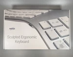 Matias FK413D Sculpted Ergonomic Rechargeable Keyboard. Open Box. $120 Retail Used. Price: $79.99.