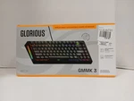 Glorious Gmmk 3 75% Mechanical Gaming Keyboard, Black *read* Used. Price: $32.99.