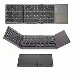 Guiheng Foldable Bluetooth Keyboard With Touchpad, Portable Wireless Grey New. Price: $37.35.