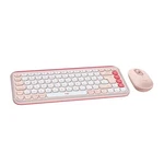 Logitech Pop Icon Combo Bluetooth Keyboard And Mouse Keys Buttons- Rose Open. Price: $53.78.