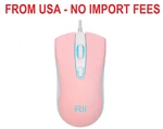 Rii RM105 Rgb Wired Mouse, 1600 Dpi Usb Optical Computer Ergonomic Office New. Price: $9.70.