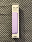Logitech Studio Series Extra Large Lilac Desk Mat Spill Resistant Never Used Open. Price: $14.99.