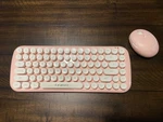 Pink Letton Wireless Keyboard And Mouse Combo Model V6060 2.4G Used. Price: $25.95.