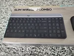 Logitech Slim Wireless Keyboard & Mouse Combo 920-010961 Used. Price: $15.00.