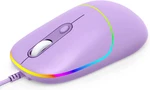 Wired Mouse, Usb Computer With Rgb, Adjustable Dpi Up To 6400, Ultra New. Price: $10.36.