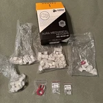 Glorious Aura White V1 Pbt Keycaps 104 Ansi Rgb Mx Mechanical Kb - With Box Used. Price: $16.00.