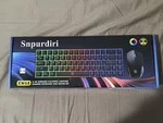 Snpurdiri Wireless Gaming Keyboard And Mouse Set Open. Price: $29.99.