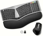 X9 Ergonomic Keyboard And Mouse Wireless Combo 2.4G+BT - Comfortable Bluetooth New. Price: $79.99.