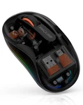 Fmouse Novel Transparent Wireless Mouse, Tri-mode (dual BLUETOOTH+2.4GHZ), Us... New. Price: $29.98.