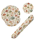 Retro Mushrooms Ergonomic Wrist Support Keyboard Mouse Rest Set, Comput... New. Price: $27.38.