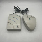 Vintage Logitech Wired Mouse And Receiver M-RC33 White Used. Price: $43.00.