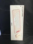Logitech Pop Icon Combo Bluetooth Keyboard & Mouse Rose Off White New. Price: $50.00.