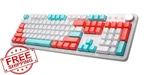 I-rocks K73M Mechanical Keyboard Mint Peach, Cherry Mx Brown, 107 Keys New. Price: $144.90.