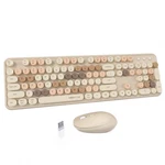Ubotie Colorful Computer Wireless Keyboards Mouse Combos, Typewriter Flexible... New. Price: $56.13.
