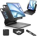 Esr Ipad Air 11" M3/M2 & Keyboard Case W/ Removable Protective Black Open. Price: $74.99.