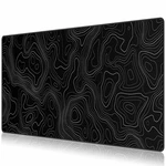 Jialong Black Topographic Gaming Mouse Pad, Large, New. Price: $42.49.