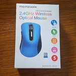 Memzuoix WM-697 Wireless Usb Optical Mouse 1400 Dpi 5-BUTTON Ergonomic Blue Open. Price: $15.00.