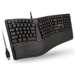 X9 Wired Ergonomic Keyboard With Cushioned Wrist Rest - Type Comfortably Long... New. Price: $75.13.