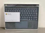 Brand New Microsoft Surface Go Signature Type Cover Ice Blue French KCS-00106. Price: $34.99.