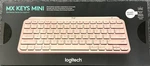 New Sealed Logitech Mx Keys Mini Wireless Keyboard (rose), English/ Spanish. Price: $69.00.