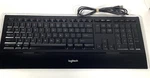 Logitech Illuminated K740 Usb Wired Keyboard Y-UY95 Tested Works Great Used. Price: $124.99.