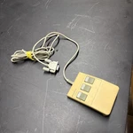 Vintage Logitech Mouse Model C7-3F-9F Serial Three Button Roller Ball Pin Used. Price: $14.99.