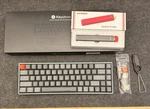 Keychron K6 Wireless Mechanical Keyboard, Optical Rgb Backlit Brown Switches Used. Price: $50.00.