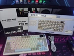 Yunzii B75 Pro Max Wireless 75% Mechanical Keyboard Screen Knob Milky V2 Switch Used. Price: $60.00.