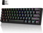 Pauroty 60% Wireless Mechanical Keyboard, Triple Mode Black New. Price: $58.31.