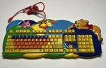 Vintage Disney Winnie The Pooh Keyboard Tigger Piglet Microsoft Ds KB10 Used. Price: $60.00.