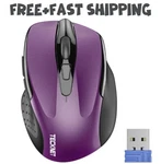 Tecknet Wireless Mouse, 2.4G Ergonomic Optical Computer F New. Price: $12.99.