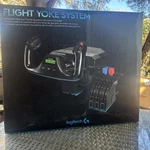 Logitech - Pro Flight Yoke System Gaming Controller For Pc Black With Box! Used. Price: $131.39.