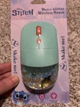 Disney Lilo & Stitch Wireless Mouse Teal Glitter Shaker Usb New. Price: $18.00.