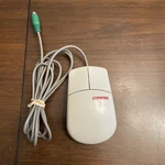 Compaq MUS9JN 2-BUTTON Trackball Computer Mouse Wired Vintage Used. Price: $14.99.