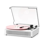 Vinyl Record Player With Built-in Speakers 3-SPEED Vintage White New. Price: $103.88.