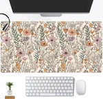 Wild Flowers Gaming Mouse Pad, Floral Cute Keyboard Mat, Full Desk Prot... New. Price: $30.34.