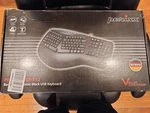 Perixx PERIBOARD-312 Ergonomic Backlit Usb Hub Keyboard Wired (7 Hot Keys) Open. Price: $22.95.