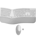 New Kensington Wireless Ergonomic Keyboard Mouse Combo Grey White Brand. Price: $136.93.