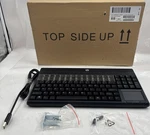 Hp HSTNC-CH02-KB 862611-003 Black Usb Pos Keyboard With Mag Stripe Reader Open. Price: $79.99.