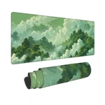 Green Forest Pad,large Misty Mountain Nature Mousepad,extended Gaming G... New. Price: $27.69.