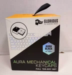 Glorious Aura Mechanical Keycaps Full 104 Set - Black Used. Price: $8.99.