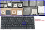 Replaceable Keys Keycaps + Hinges For Hp Elite Dragonfly G2 Us Keyboard Backlit New. Price: $9.99.