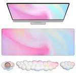 Jikiou Large Cloud Mouse Pad Waterproof With 31.5X11.8IN, 01RAINBOW New. Price: $34.73.