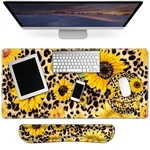 3 1 Full Desk Pad And Keyboard Wrist Rest Set, Extended Gaming Mouse... New. Price: $52.98.