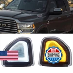 Jinfili Ram Mirror Led Turn Signal & Drl Smoked Lens 2010-21 1500 2010-18 2500 3 New. Price: $75.46.