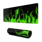 31.5X11.8 Green Black Abstract Fire Gaming Xl Large New. Price: $29.25.