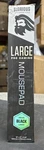 Glorious Large Gaming Mat/pad - Stitched Edges, Black Cloth Mousepad Open. Price: $18.95.