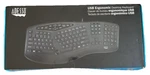 Adesso AKB-160UB Wired Ergonomic Keyboard With Integrated Palm Rest Open. Price: $24.57.